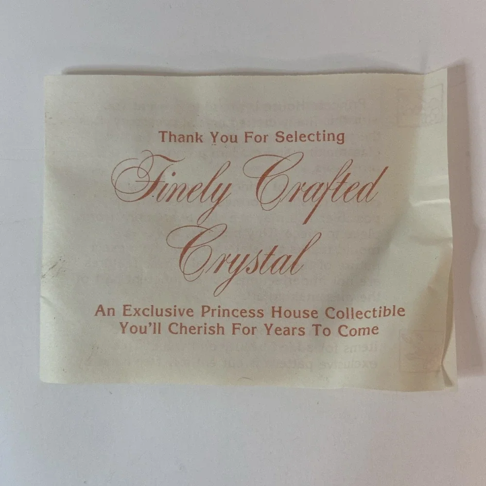 Set of 2 Vintage #438 Princess House Pressed Glass Utensil Spoon Rest Holder NIB